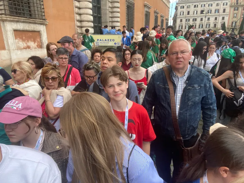 Piligriminė kelionė  į paauglių jubiliejaus dienas Romoje